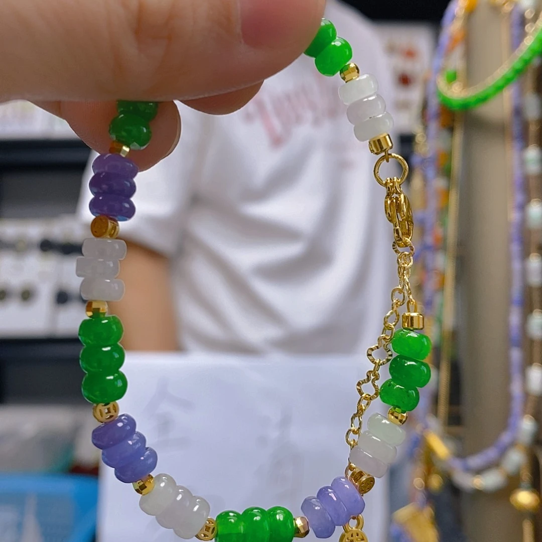 翡翠合金耳饰翡翠
