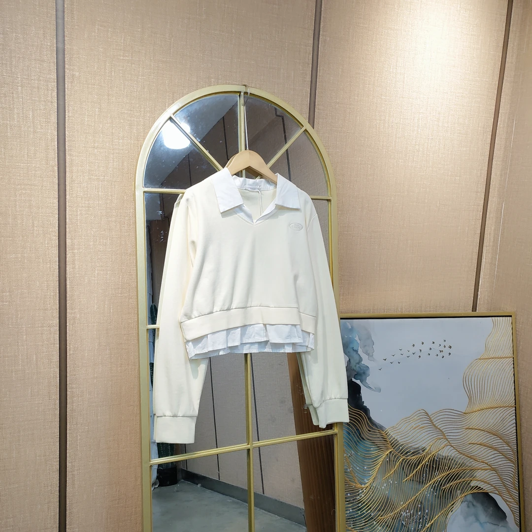 BG391孕妇杏色上衣90-110