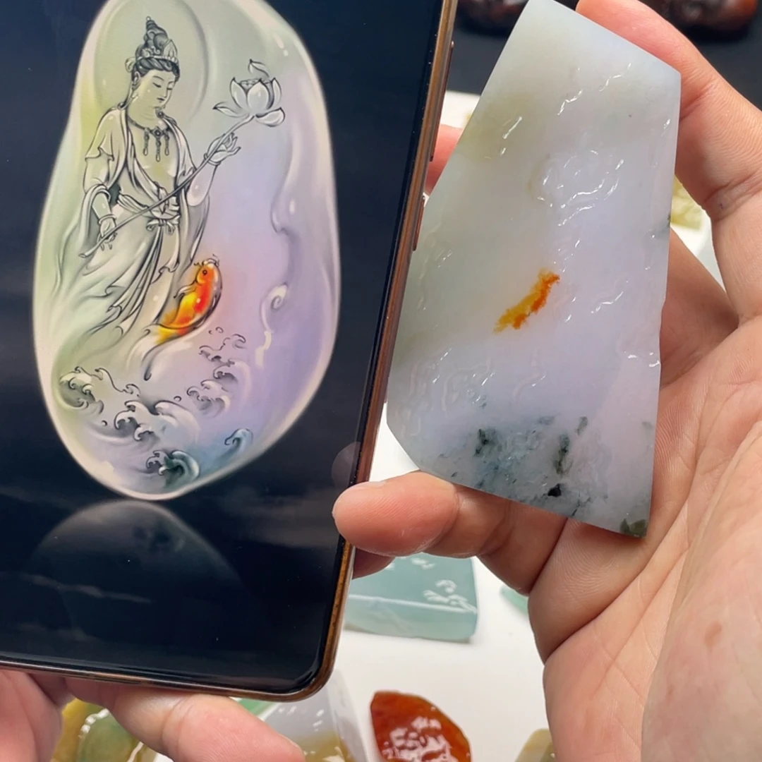 定制翡翠未镶嵌片料包工