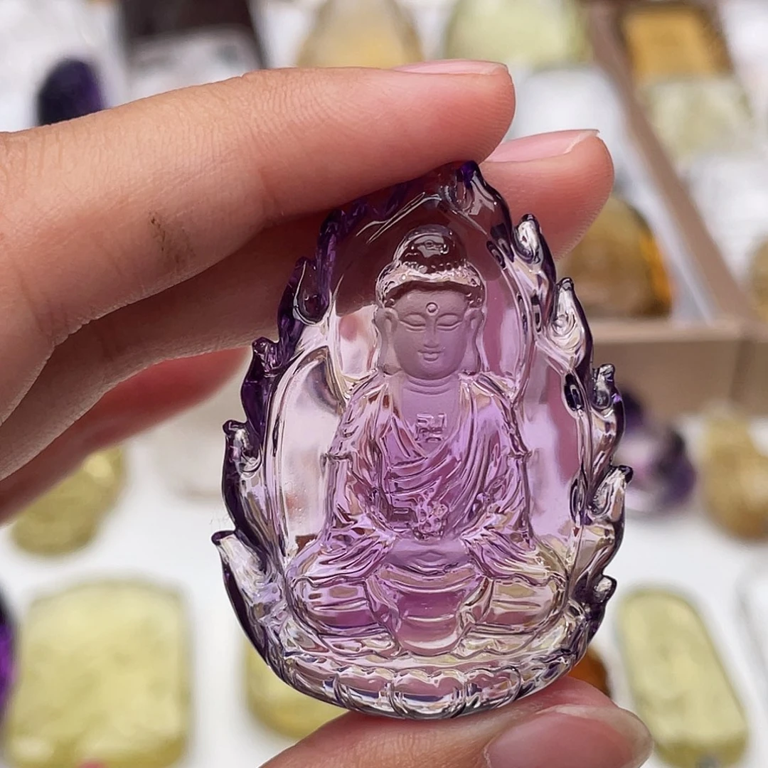 水晶颈饰未镶嵌定制吊坠如来