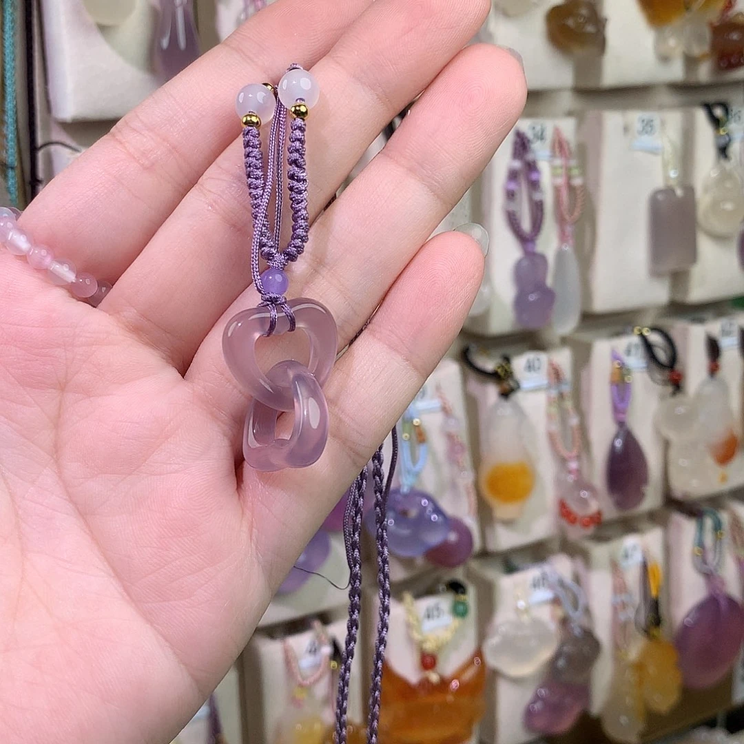 路***人玛瑙/玉髓合金颈饰