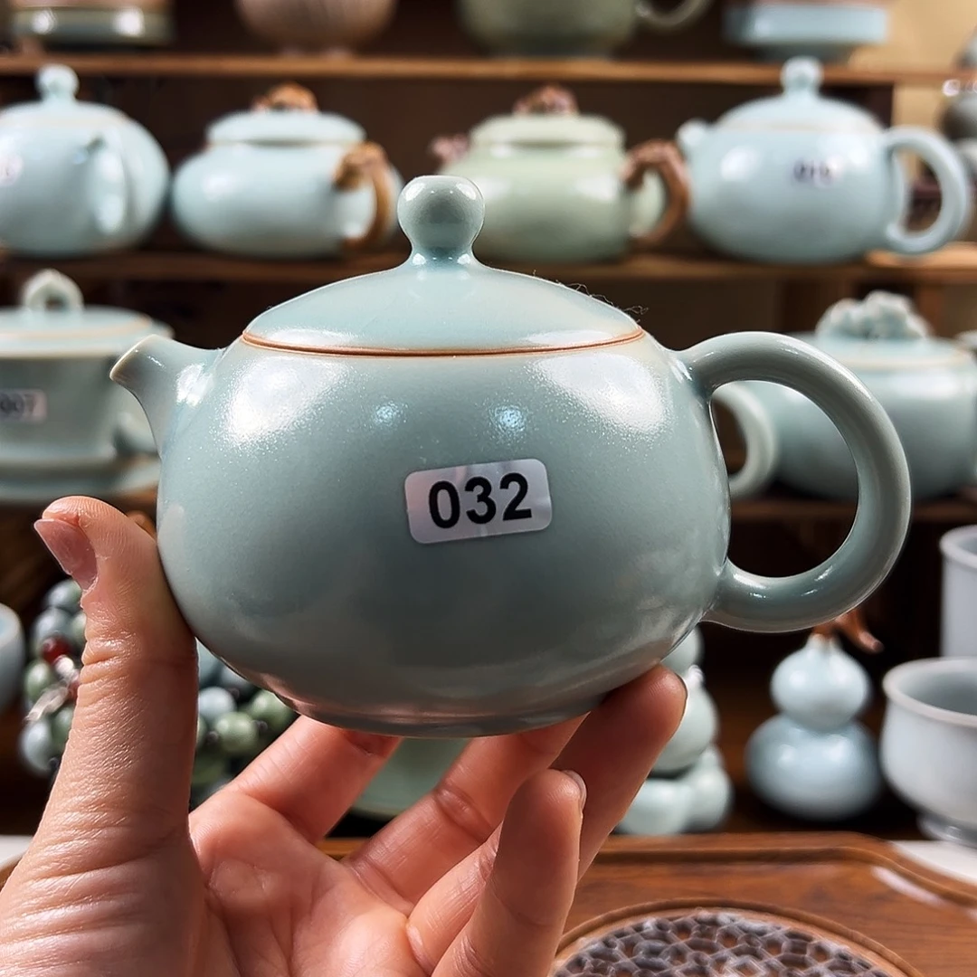 仿古釉西施壶省工吴文杰