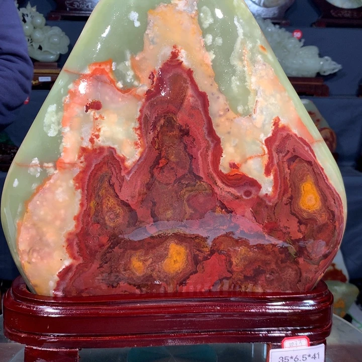石材天然原石摆件