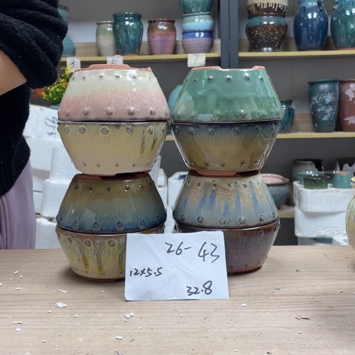 紫砂花盆多肉花盆微瑕43