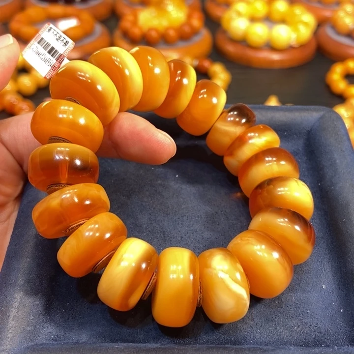 琥珀手链未镶嵌蜜蜡