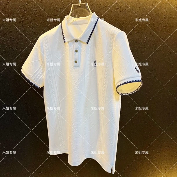 【米姐Umi】W新款设计师男女同款潮流时尚休闲时尚PoLo短袖-P001