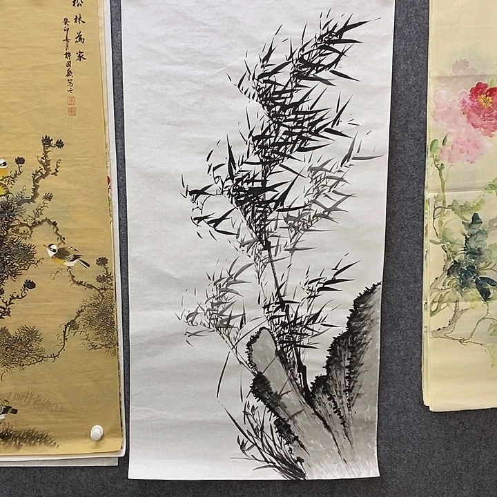 竖款新中式装饰画2