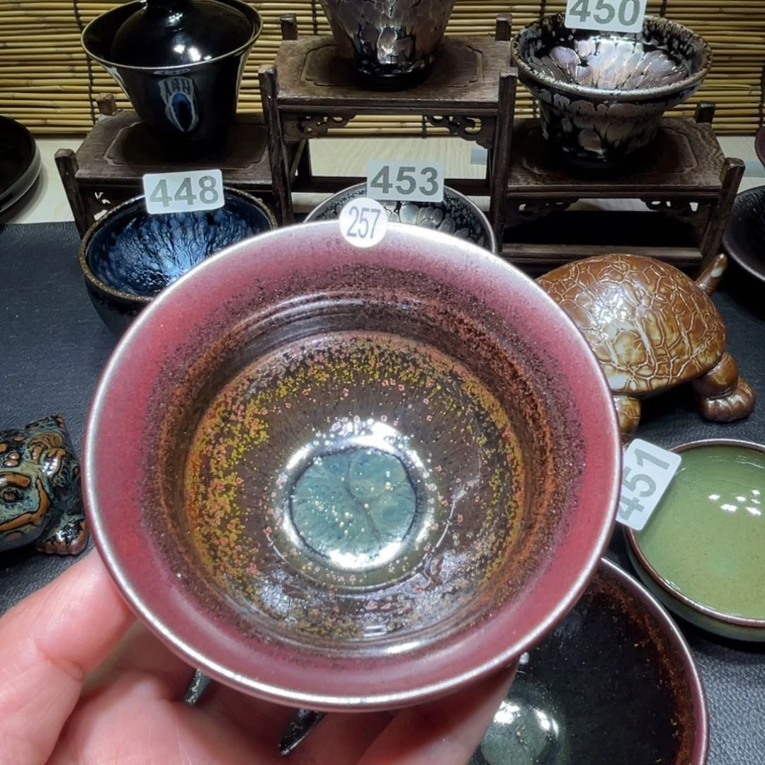 茶盏吖****白茶杯陶瓷机械陶瓷257