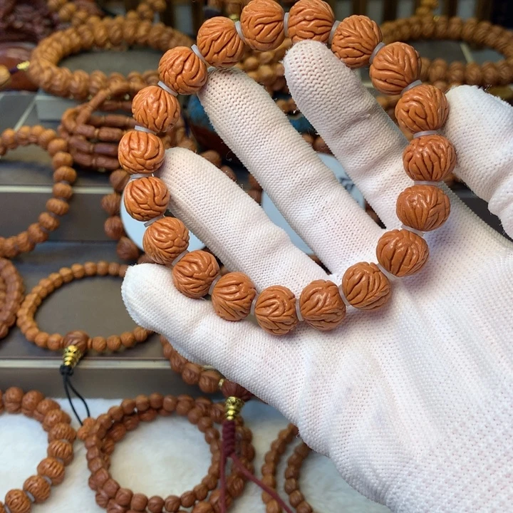 手串桃核秦岭龙纹