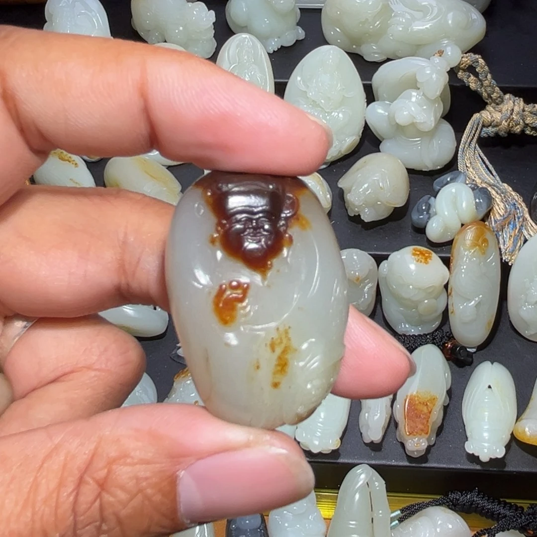 和田玉颈饰未镶嵌用****8