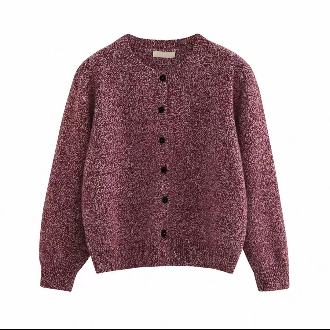 【鑫绒毛衣】花纱针织开衫加厚毛衣F045