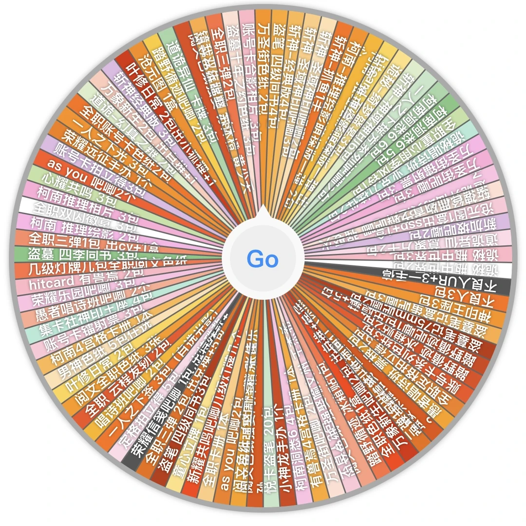 【转盘】全职高手全新混池大转盘2.0 米栗