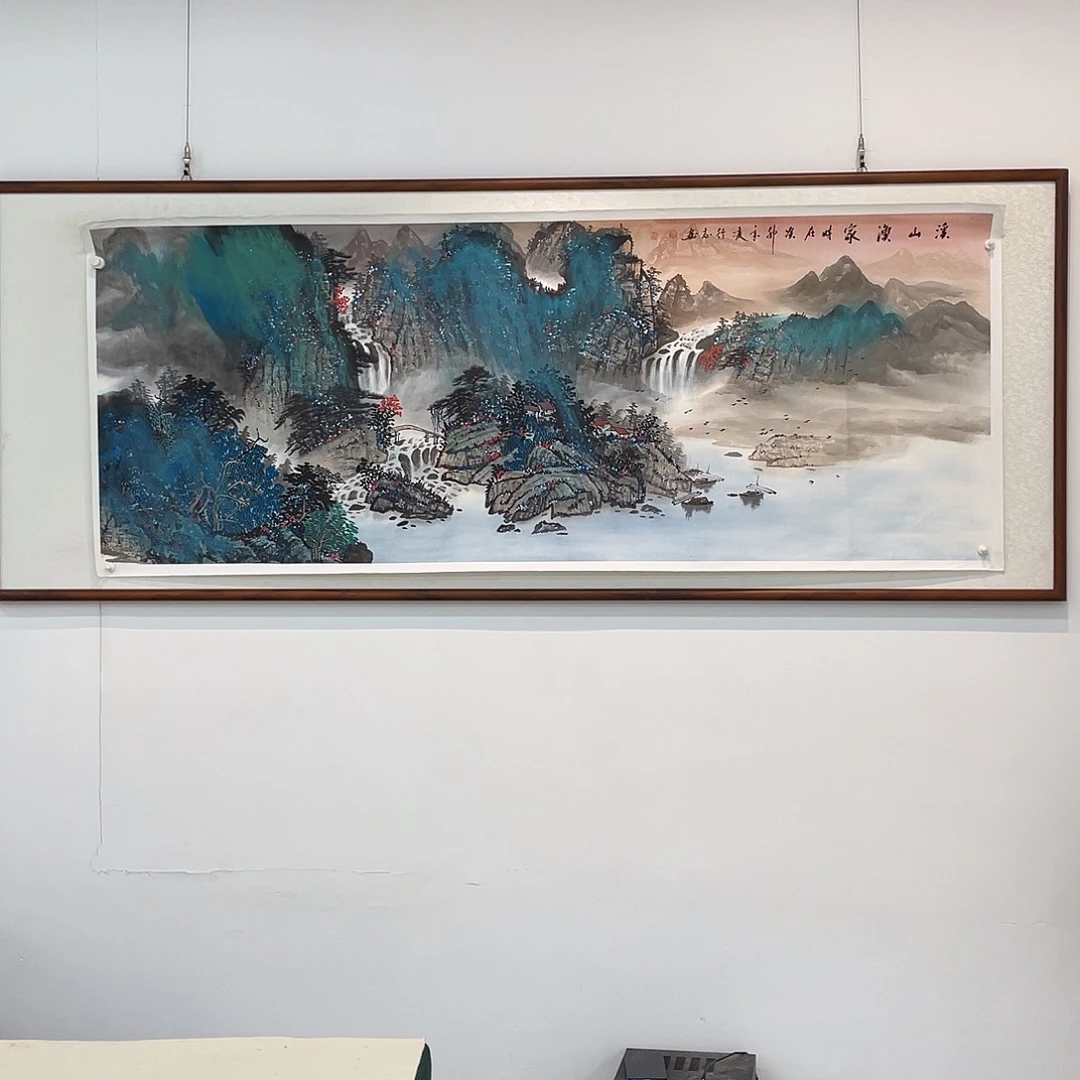 国画凌行志手绘作品