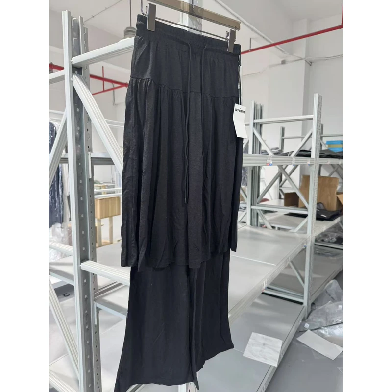 百搭休闲宽松长裙00327