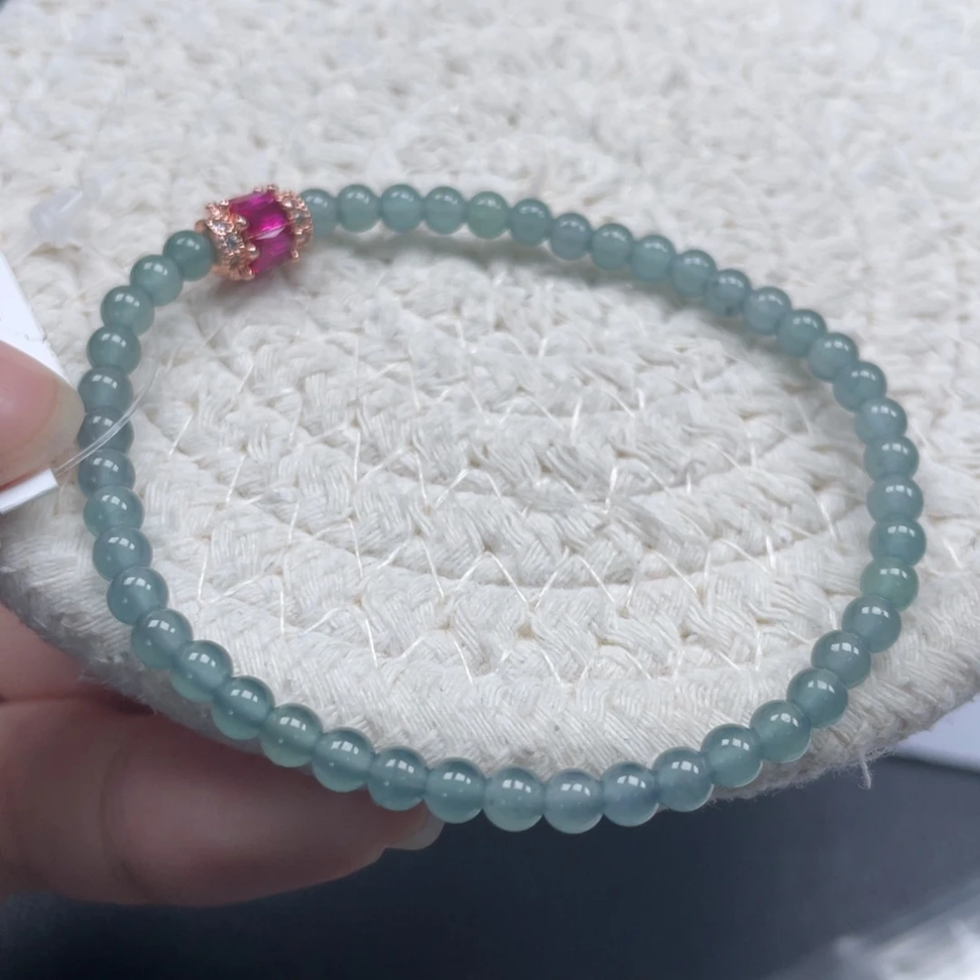 翡翠未镶嵌手链天然A货翡翠4