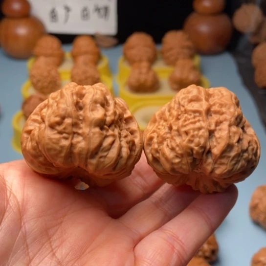 吊坠文玩核桃蛤蟆头精对 42