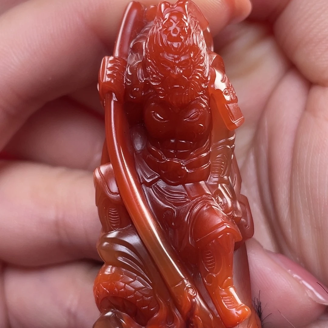 南红玛瑙未镶嵌颈饰