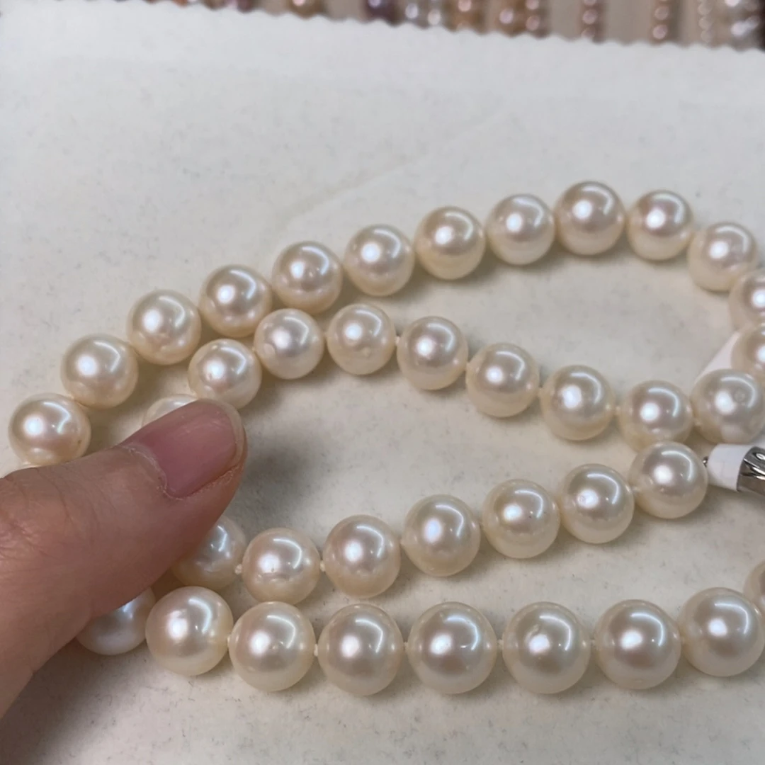 淡水珍珠银S925镶嵌颈饰