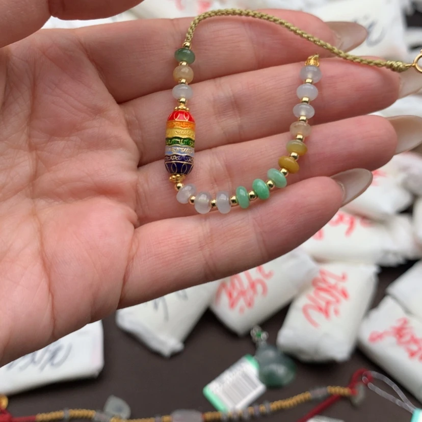 【闪购商品】翡翠手链银S925镶嵌一