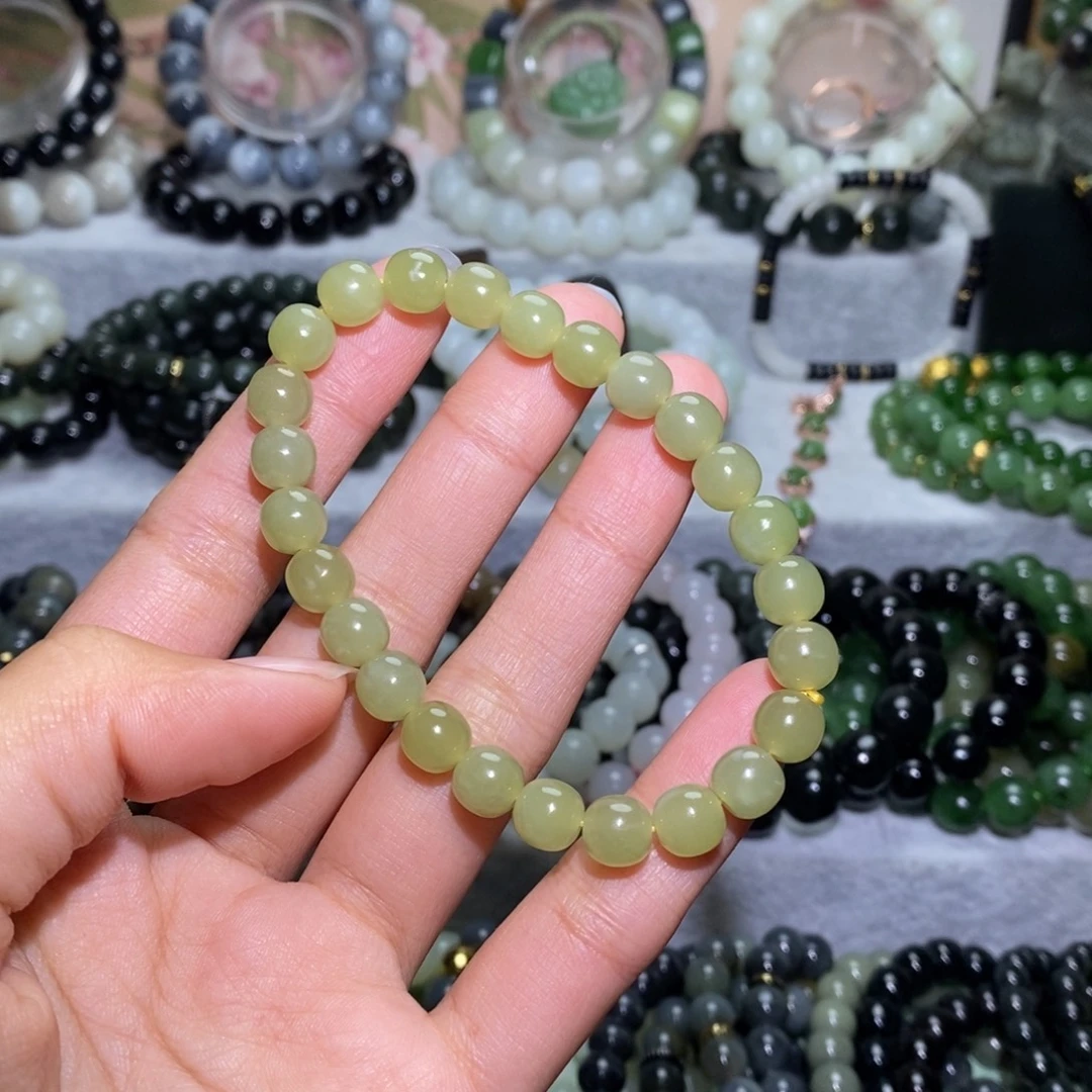 和田玉未镶嵌手链