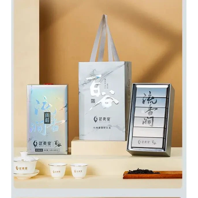 武夷星茶业 山场盛筵百谷银装-流香涧肉桂9克6泡装/54克刮码