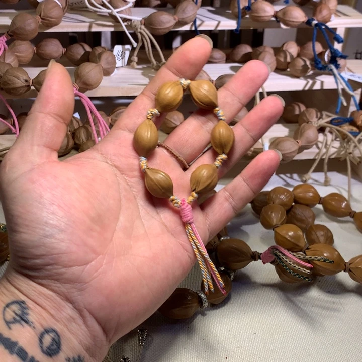 橄榄核吊坠1422手捻