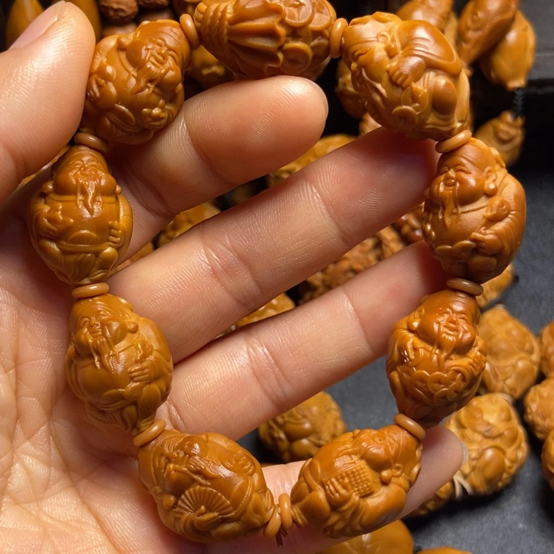 【闪购商品】手串/手链橄榄核官帽财神