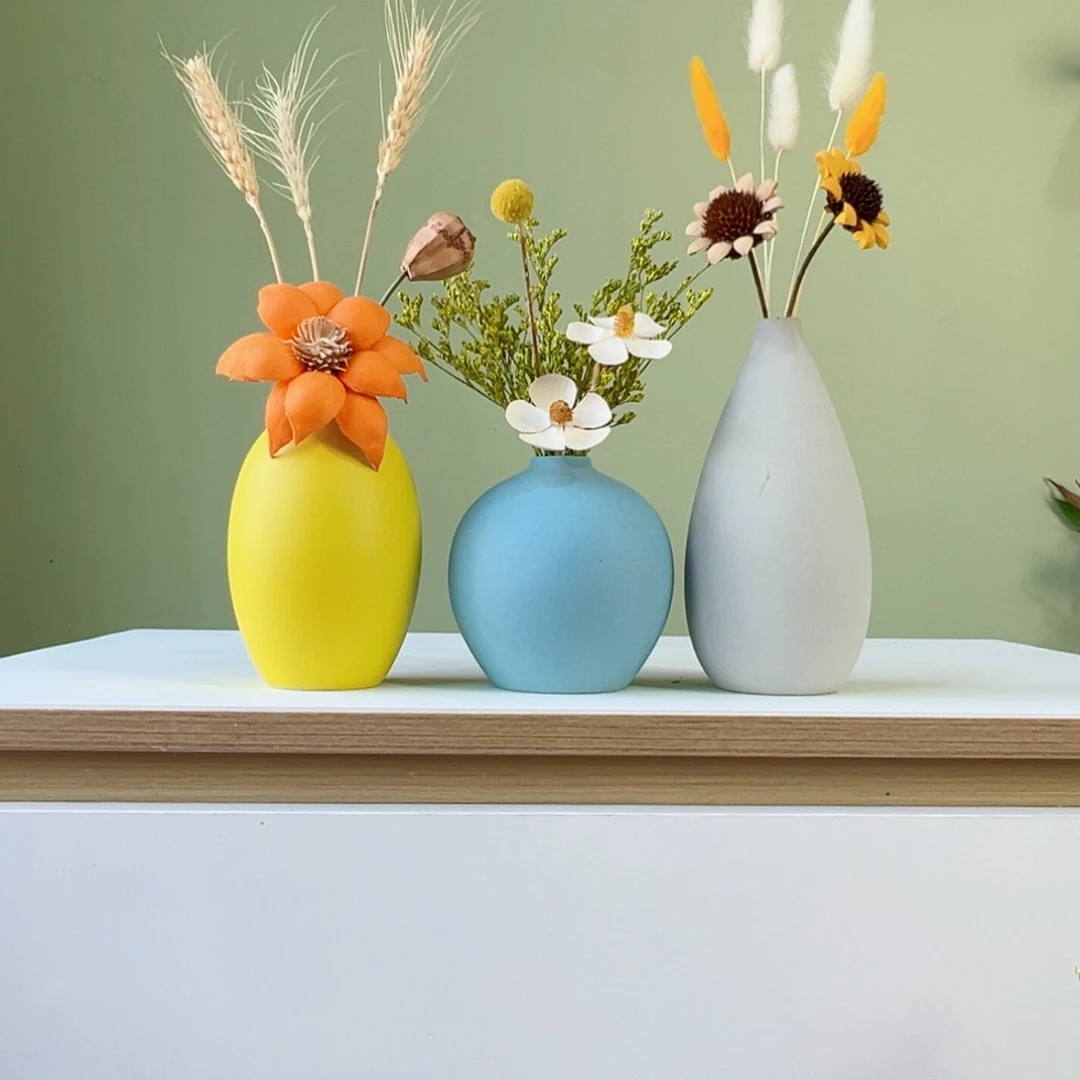 摆件花瓶带花高度20-30厘米左右