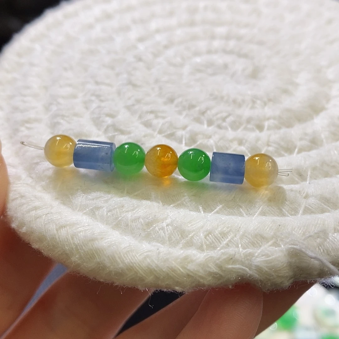 未镶嵌挂件翡翠彩串