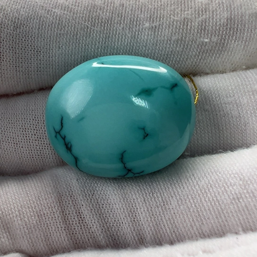 未镶嵌绿松石随形19.2mm