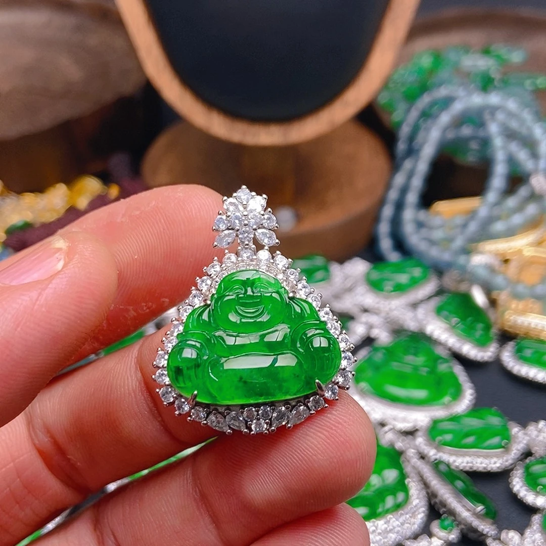 翡翠吊坠(不含链)未镶嵌395吊坠