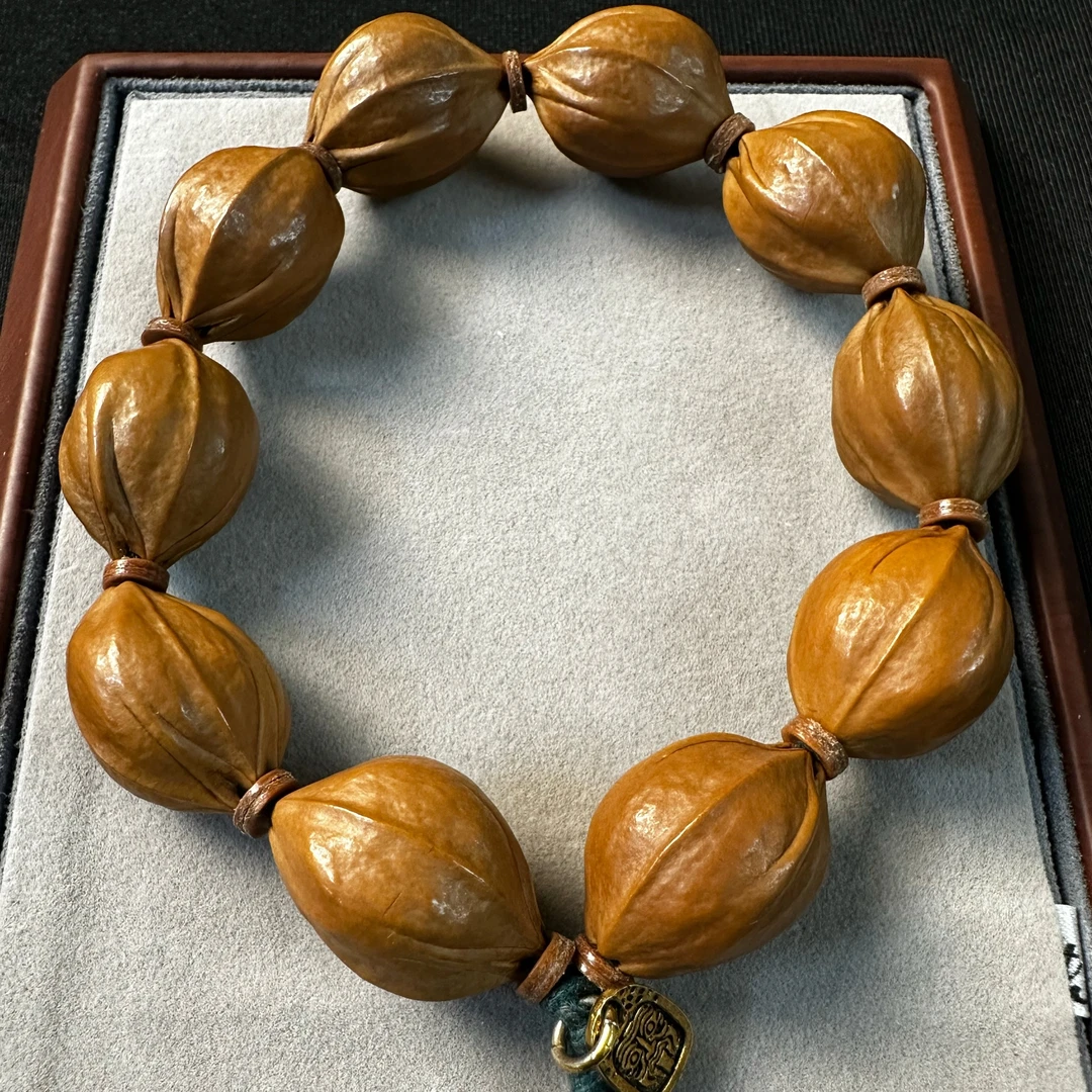 18尺寸 梅林橄榄铁核·精挑·老树铁核文玩素串