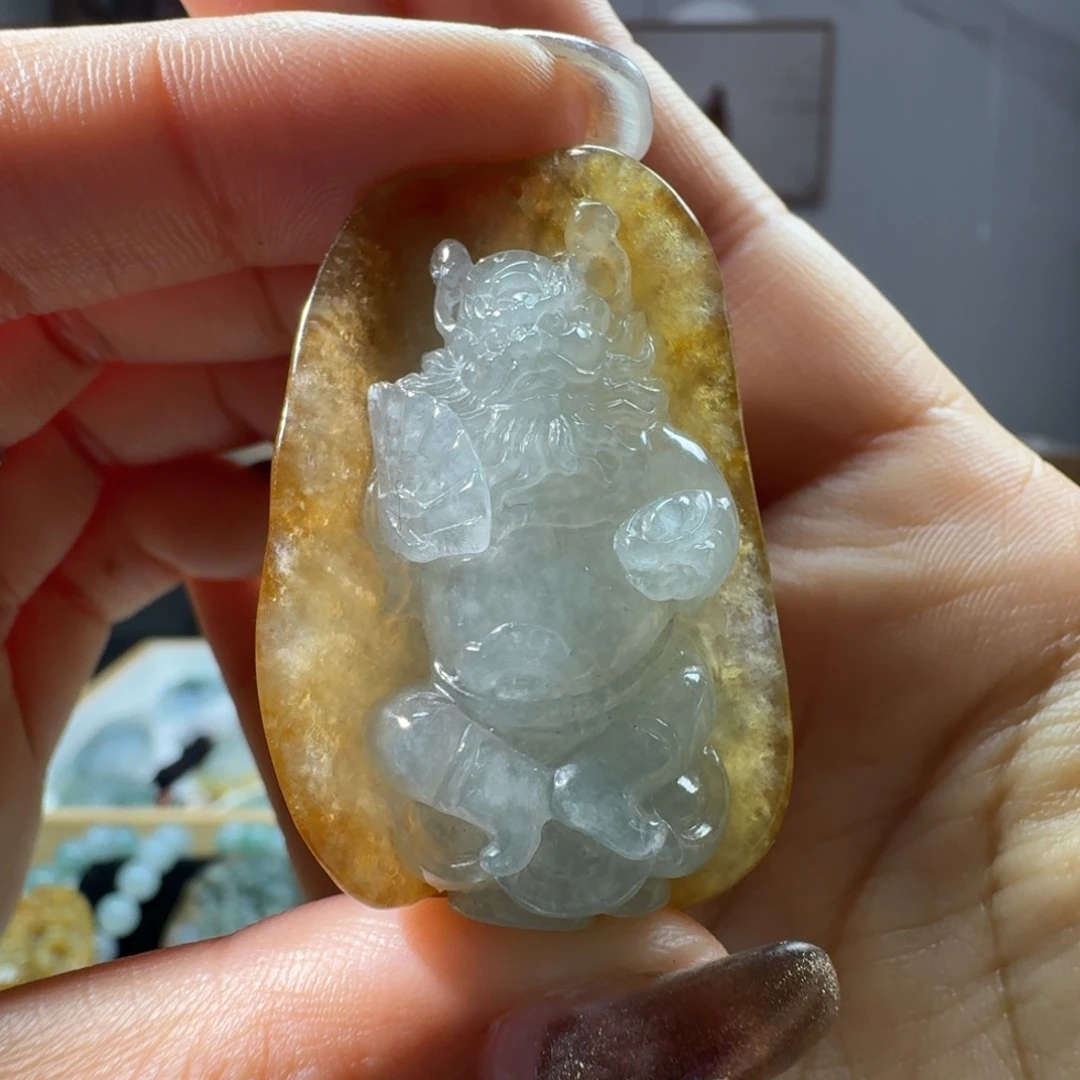 定制翡翠未镶嵌钟馗