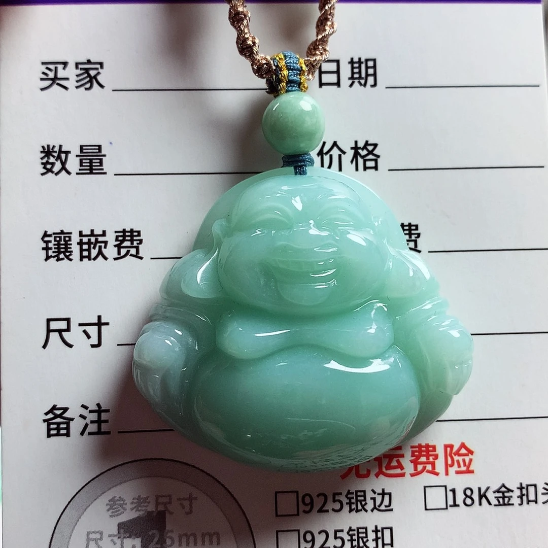 颈饰未镶嵌翡翠佛公22