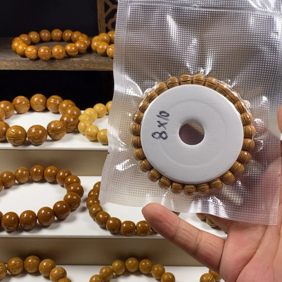 胖***大吊坠桃核东北小金豆老型短轴光珠