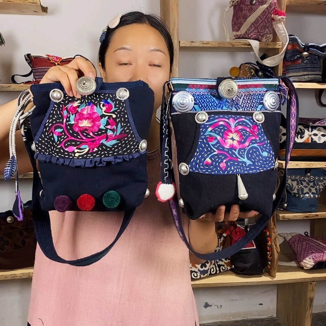 织绣手工制作工艺包包