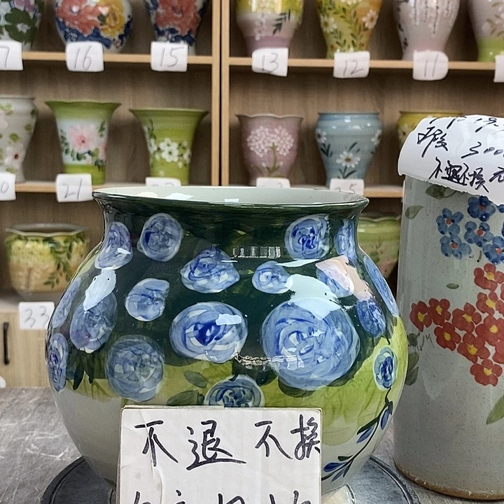 罐1tc景德镇陶瓷花盆