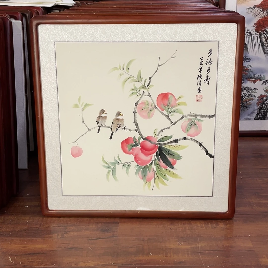 国画带框尺寸63*63厘米