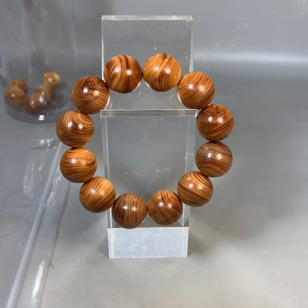 唐***家柏木把件太行陈化崖柏手串