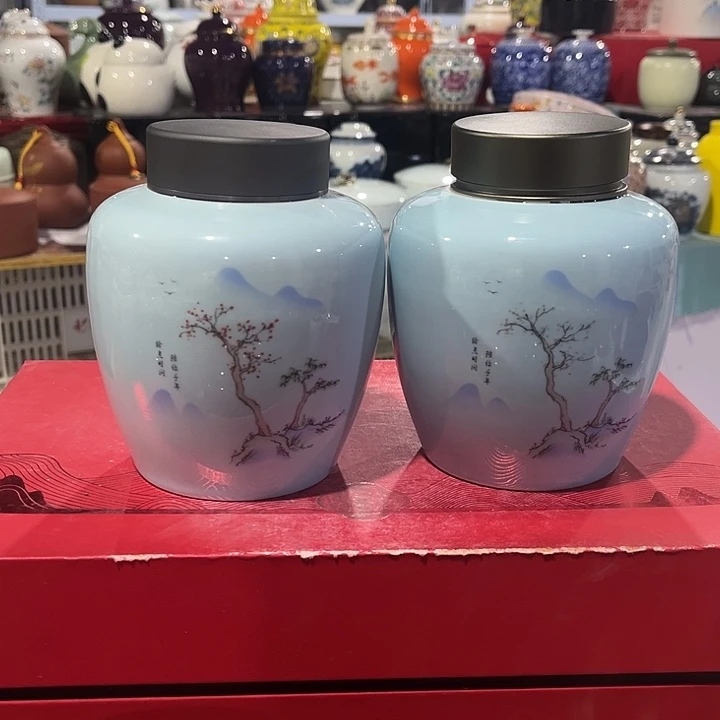 摆件茶叶罐储物罐密封罐！
