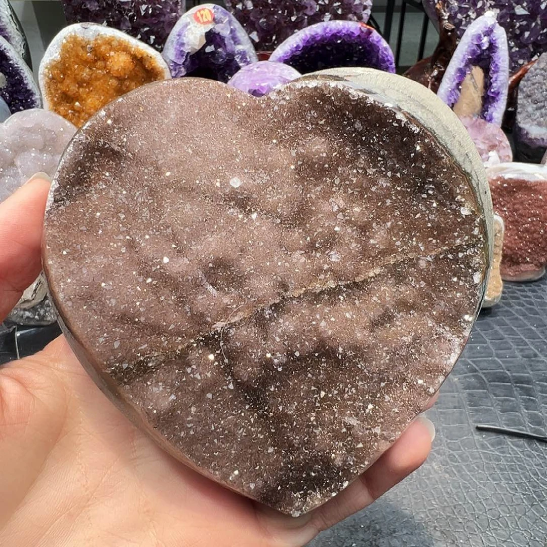 紫晶珠宝半成品未镶嵌