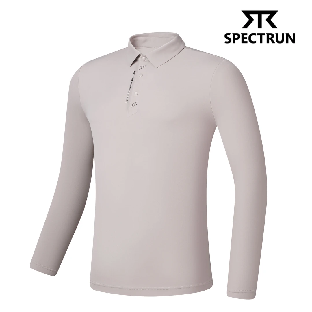 SPECTRUN新款男士秋冬针织长袖POLO衫SLPL31007M