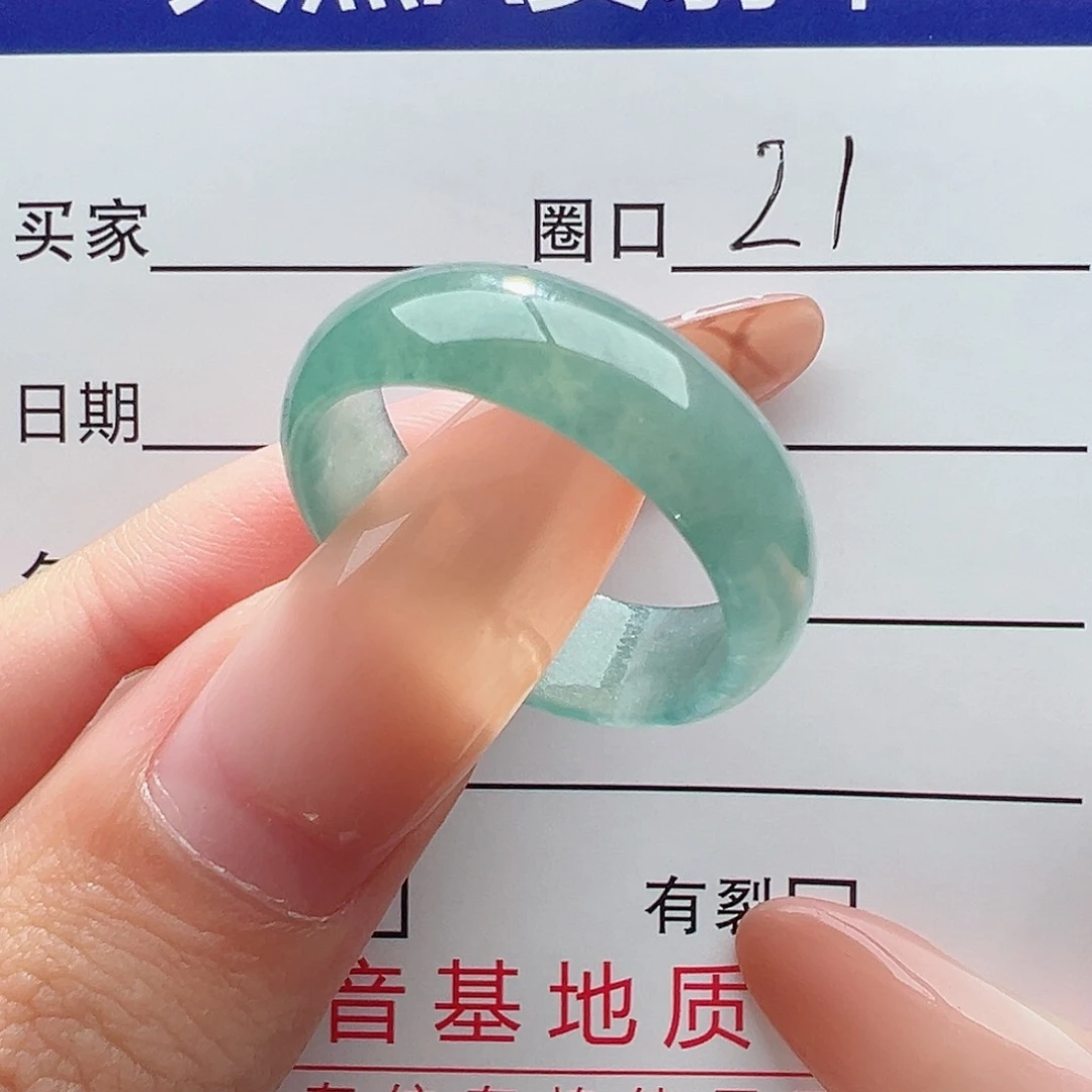 翡翠戒指未镶嵌戒指