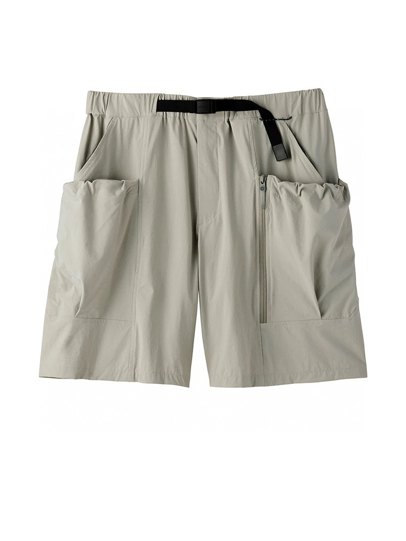 男款两色工装短裤