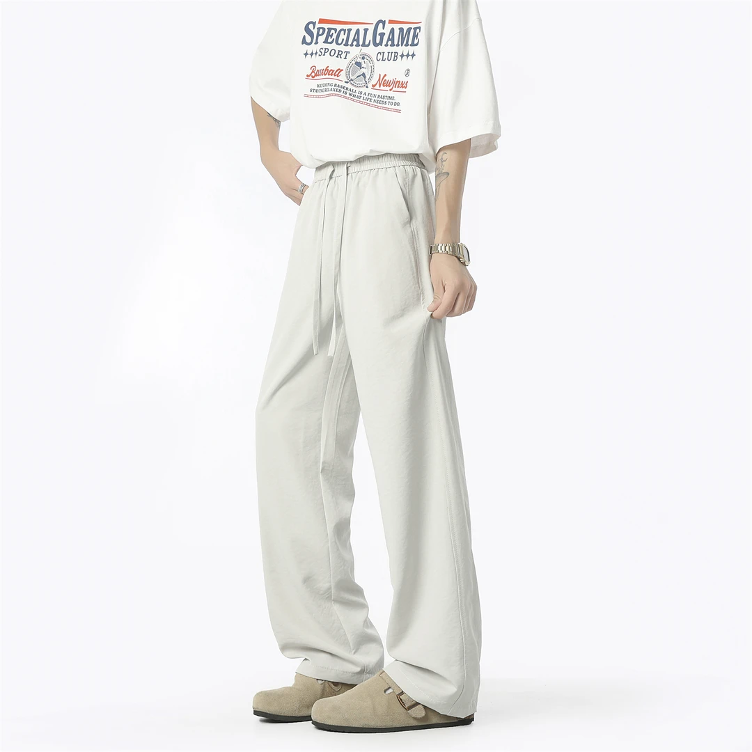 SOBEMS/索贝诗长裤速干夏季抽绳休闲裤裤子显瘦潮大腿裤男款