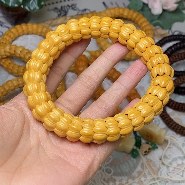 猴头核桃吊坠莲花15加