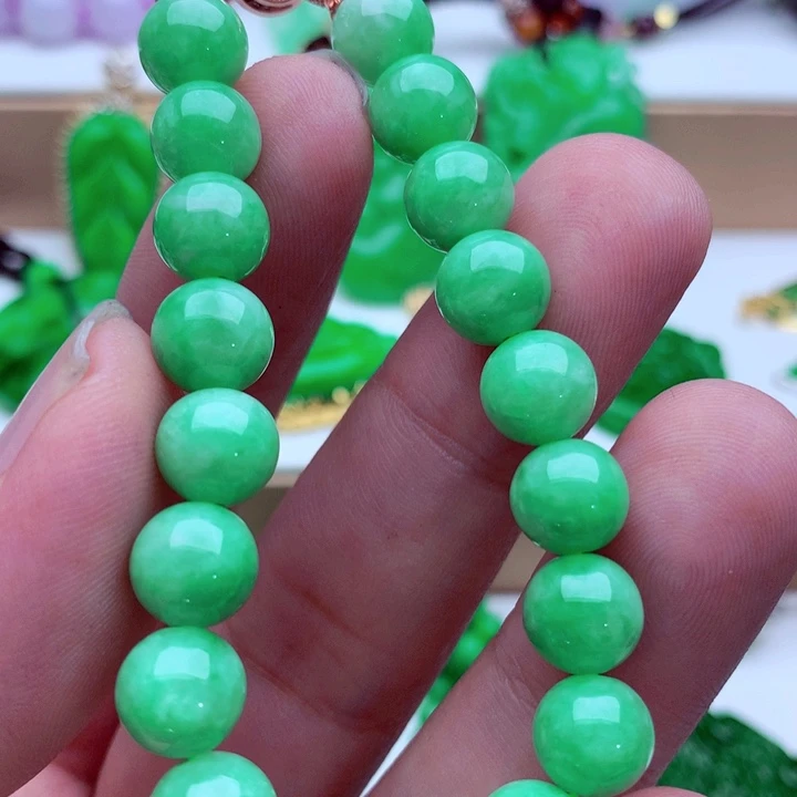 翡翠未镶嵌手链手串