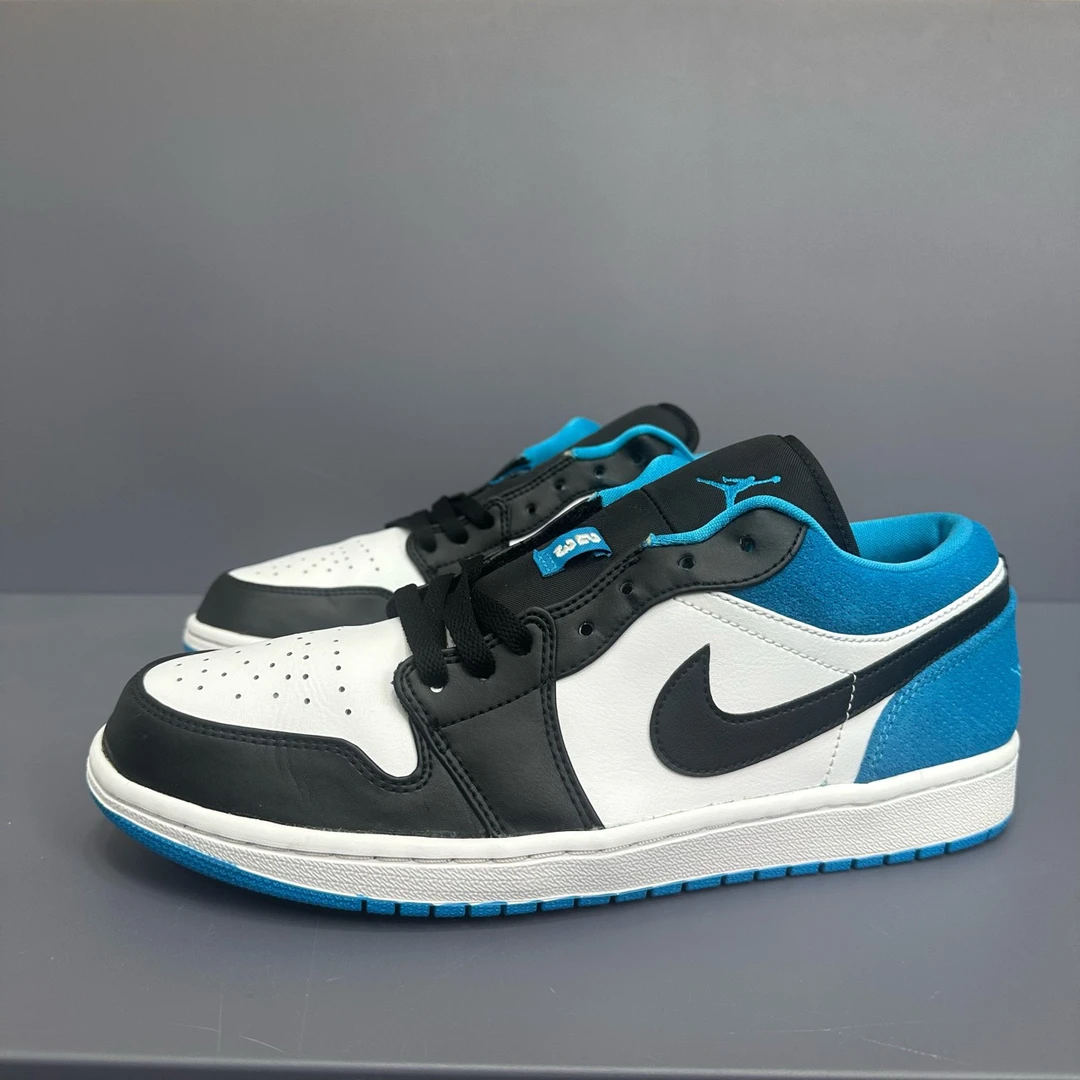 99新 NIKE/耐克 穿一次 44码 aj1激光蓝low 无原盒 休闲鞋
