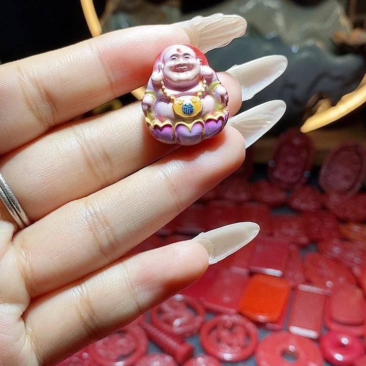 玛瑙/玉髓朱砂合金