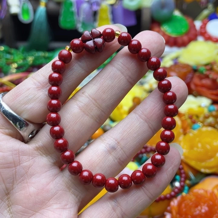 树脂制品89号红色手串